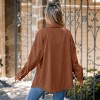 Women's Corduroy Button-Front Shacket -Cupshe - 4 of 4