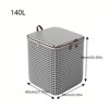 Foldable Waterproof Clothes Storage Bag – Large Capacity Fabric Organizer for Quilts, Bedding & Seasonal Clothing - 2 of 4