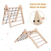 Toddler Indoor Gym Playset 3-in-1 Wooden Climbing Toys for Indoor & Outdoor with Ramp Arch Triangle Folding Climbing Toys - 2 of 4