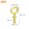 Unique Bargains Zinc Alloy Screw Flat Beer Soda Bottle Opener for Home Party 4 Pcs - 2 of 4