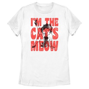 Women's Betty Boop I'm the Cats Meow T-Shirt - 1 of 4