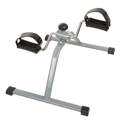 Leisure Sports Portable Stationary Pedal Exerciser - Under-Desk Exercise Bike, Gray and Black