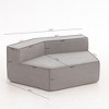 GDFStudio Nyle 75.2'' Modern Teddy Fleece Single Sofa Chair - 3 of 4