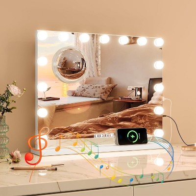 Large Vanity Mirror, Vanity Mirror for Bedroom, Tabletop/Hanging, 24" x 22"