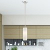 Livex Lighting Meridian 1 - Light Pendant in  Brushed Nickel - 3 of 4