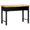vidaXL Writing Table 43.3"x19.6"x29.9" Solid Mango Wood - 3 of 4