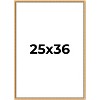 PosterPalooza | Classic Modern Gold Picture Frame - UV Acrylic, Foam Board Backing, Hanging Hardware - 2 of 4