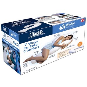 As Seen On TV Contour Swan Body Pillow Polyester/Viscose Rayon - Case of 1 - 1 of 1