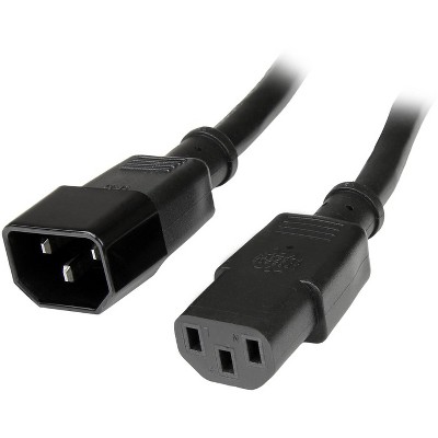 StarTech.com - Heavy Duty Extension Cord - IEC C14 to IEC C13 - Extension Cord - 15A