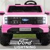 Best Choice Products Kids 24V Ride On Truck Officially Licensed Ford Lightning w/ Remote, LED Lights, 2 Speeds - 2 of 4