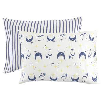 Touched by Nature Baby Organic Cotton Toddler Pillowcase, Moon, One Size