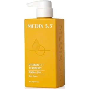 MEDIX 5.5 Vitamin C + Turmeric Brighten & Firm Body Cream, 15 Fl Oz - 1 of 4