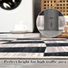 Geometric Area Rug Washable Rugs, Farmhouse Living Room Rugs for Bedroom, Contemporary Low Pile Non-Slip Rug - 4 of 4