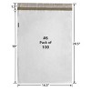 UOFFICE Pack of 100 Poly Mailers Bags #6 14.5"x19" Envelopes with Self-Seal Closure - 2 of 4
