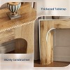 63 Inch Farmhouse Console Table, Long Wood Entryway Table Behind Couch, Easy Assembly Hallway Furniture - 4 of 4
