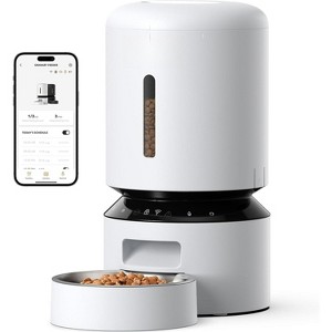 Automatic Cat Dog Feeder with 5G WiFi, Timed Food Dispenser with Fresh Lock, Programmable for 10 Meals - 1 of 4