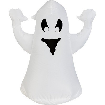 Gemmy Airdorable Airblown Inflatable Ghost, 1.5 Ft Tall, White : Target