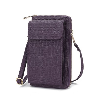 MKF Collection Caddy Vegan Leather Women’s Phone Wallet Crossbody Bag by Mia K