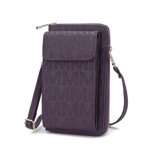 MKF Collection Caddy Vegan Leather Women’s Phone Wallet Crossbody Bag by Mia K - 1 of 4