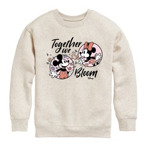 Boys' - Disney - Mickey & Minnie Graphic Long Sleeve Fleece Sweatshirt - 1 of 4