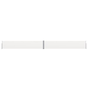 vidaXL Patio Retractable Side Awning 55.1 in.x472.4 in. Cream - 1 of 4