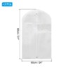 Unique Bargains Waterproof Dustproof Suits Coats Dresses Garment Bags 3 Pcs - 2 of 4
