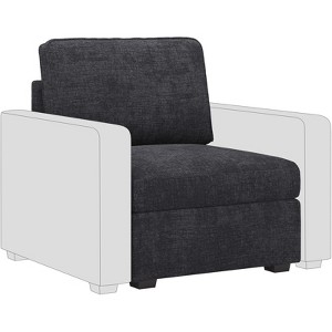 Belffin Chenille Middle Seat - Modular Storage Module with Skin-Friendly Fabric & Natural Hues - 1 of 4
