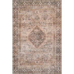 Nuloom Devin Pet Friendly Machine Washable Vintage Medallion Area Rug - 1 of 4