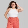 Women's High Neck Ribbed Tank Top - Wild Fable™ - 2 of 3