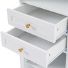 Kumasinova 63" Tall Bathroom Storage Cabinet,Bathroom Floor Cabinet with Glass Doors,Bathroom Cabinets with 2 Drawers& djustable Shelves - 3 of 4