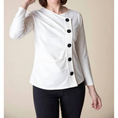 Women's Buttery Knit Ruched Pullover Sweater - habitat