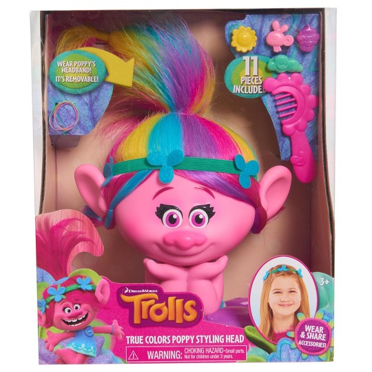 Buy Trolls Poppy Styling Head Trus Colors For Usd 19 99 Toys R Us