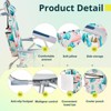 FURNIinspire Outdoor Portable Chair Durable Design for Camping and Backyard Relaxation, Flamingo, 24.8"*25.6"*32.28" - 3 of 4