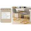 NicBex Modern Bar Stools Set of 2,Counter Height Bar Stools with Soft Padding,Bar Chairs with Metal Legs,Barstools for Kitchen Counter,Dining - 4 of 4