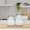 Amici Home Carlisle Glass Canister Square Jar, Food Safe, Airtight Lid with Handle and Plastic Gasket, For Kitchen & Pantry,52 Ounces, Large - 3 of 4
