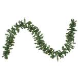 Northlight 9' x 8" Prelit Canadian Pine Artificial Christmas Garland - Clear Lights