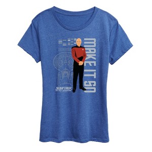Women's - Star Trek - Picard Make It So Short Sleeve Graphic T-Shirt - 1 of 4
