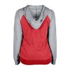 MLB St. Louis Cardinals Women's Lightweight Bi-Blend Hooded Sweatshirt - 2 of 4