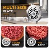 Dexmalle Stainless Steel Meat Grinder with Sausage Stuffer Tube - 3 of 4
