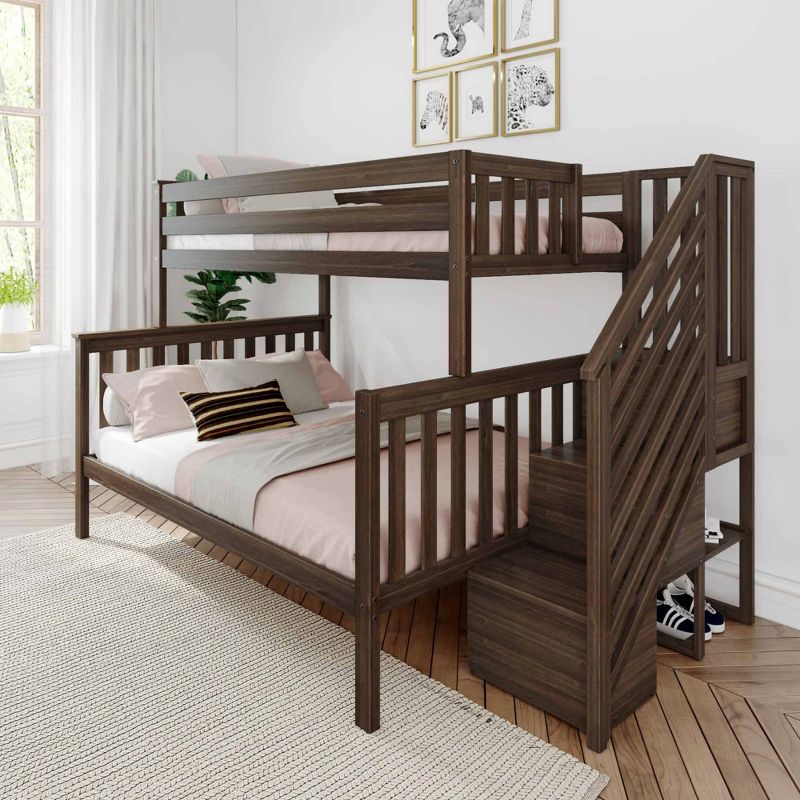 Max & Lily Twin over Full Staircase Bunk Bed, 3 of 6