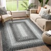 Soft Pearl Velvet Geometric Rug, Foldable, Kid & Pet Friendly, Durable Edges, Easy to Clean for Cozy Living Spaces - 3 of 4