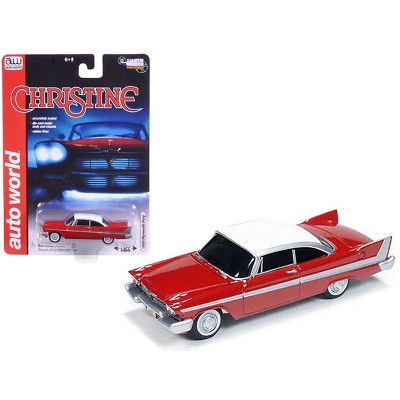 DIECAST 1:64 Hollywood Series 23 - Christine - 1958 Plymouth Fury  (RED/White ROOF) 44830-C by Greenlight