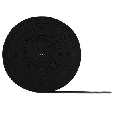 Cornucopia Brands 50 Yards Black Polypropylene 1in Webbing; Great for Bags, Outdoor Gear; Collars, Leashes, Halters, Sporting Gear