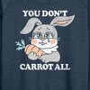 Women's - Instant Message - You Don't Carrot All Lightweight French Terry Wide Neck Long Sleeve Shirt - 2 of 4