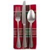 Design Imports  Christmas Plaid Napkin Set 6 Piece, Tango Red, 18X18" - 4 of 4