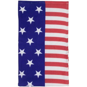 Northlight Americana Stars and Stripes Kitchen Tea Towels - 26" - Red and Blue - Set of 2 - 1 of 4