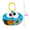 Sesame Street Cookie Monster 8" Inch Soft Activity Teether Toy - 4 of 4