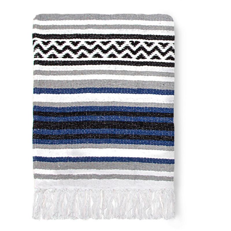 Americanflat 80% cotton and 20% polyester Yoga and Mexican Falsa Blanket - 50x70 - Available in a variety of Colors, 4 of 6