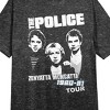 The Police Zenyatta Mondatta 1980-81 Tour Crew Neck Short Sleeve Gray Heather Women's Night Shirt - 2 of 2
