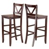 3pc Kingsgate Set Counter Height Dining Set with Bar Stools Wood/Walnut - Winsome - image 3 of 4